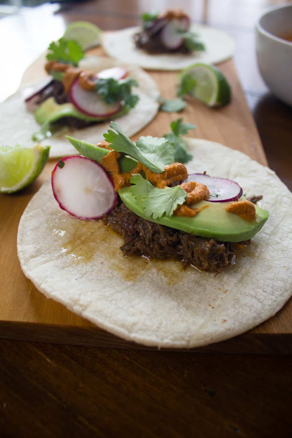 Dutch Oven Barbacoa Tacos - Always From Scratch