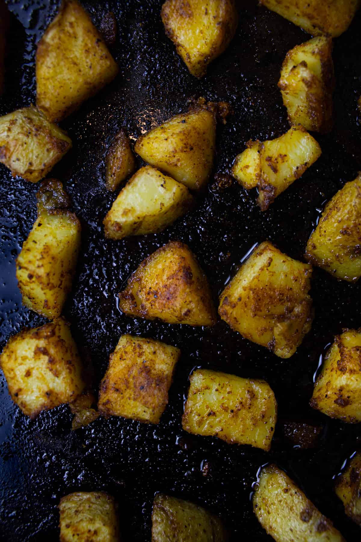 crispy roasted potatoes