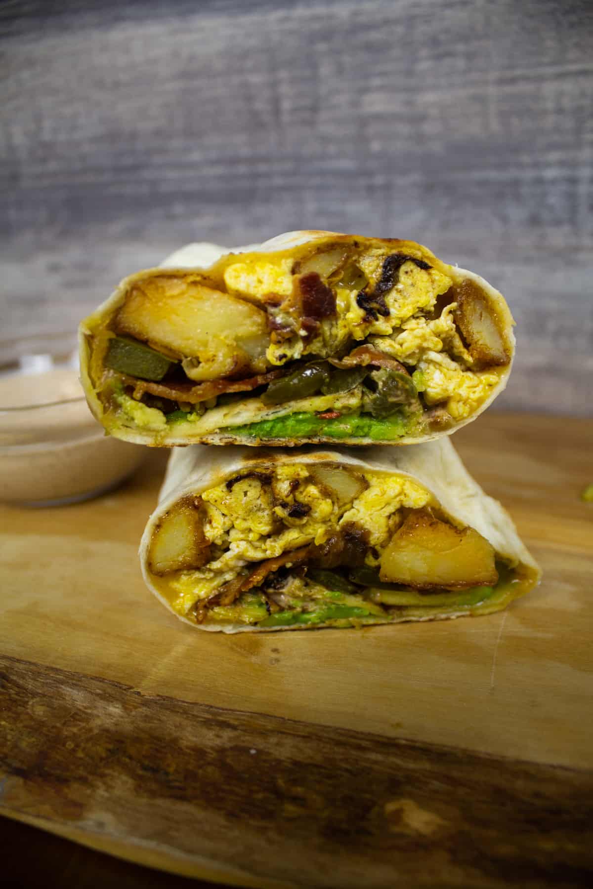 Southwest Potato Breakfast Burrito - always from scratch