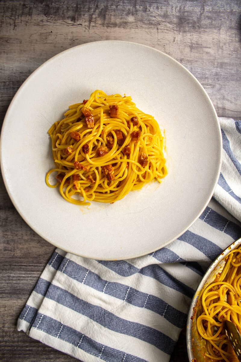 creamy sundried tomato pasta