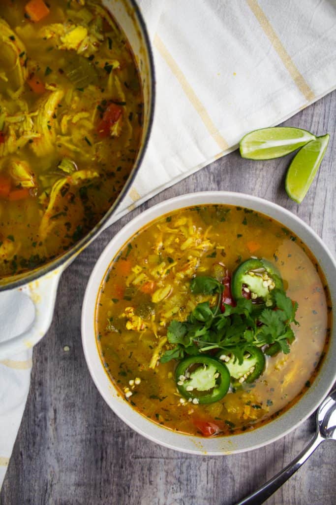Curry Chicken and Rice Soup - always from scratch