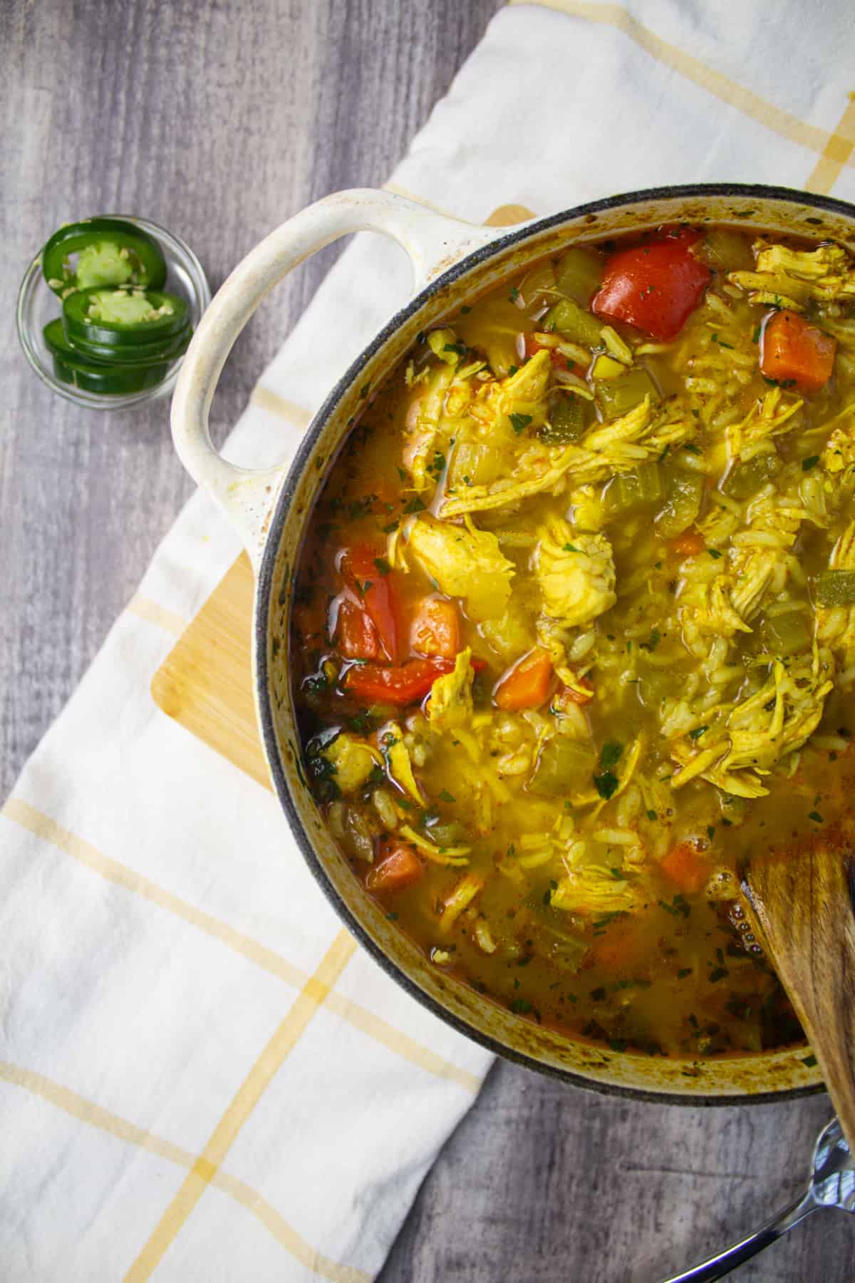 Curry Chicken and Rice Soup - always from scratch