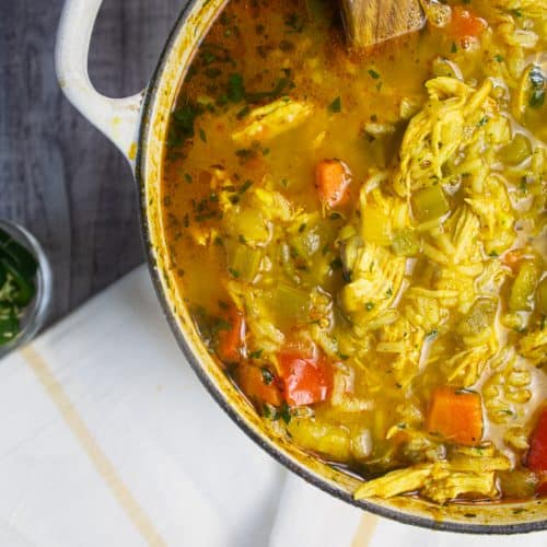 Curry Chicken and Rice Soup - always from scratch