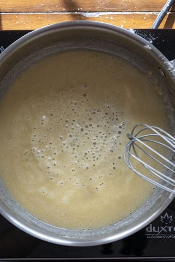 butter and flour combined to make roux