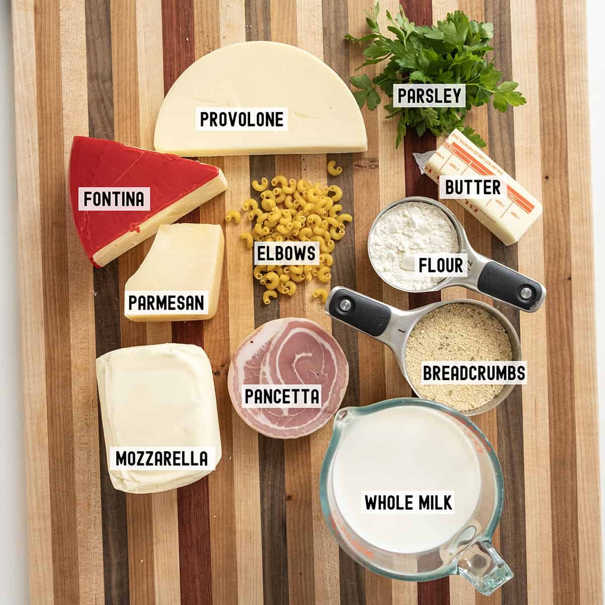 Ingredients for the recipe.