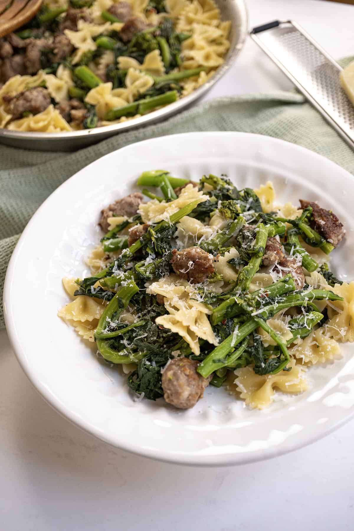 Pasta with Sausage and Broccoli Rabe
