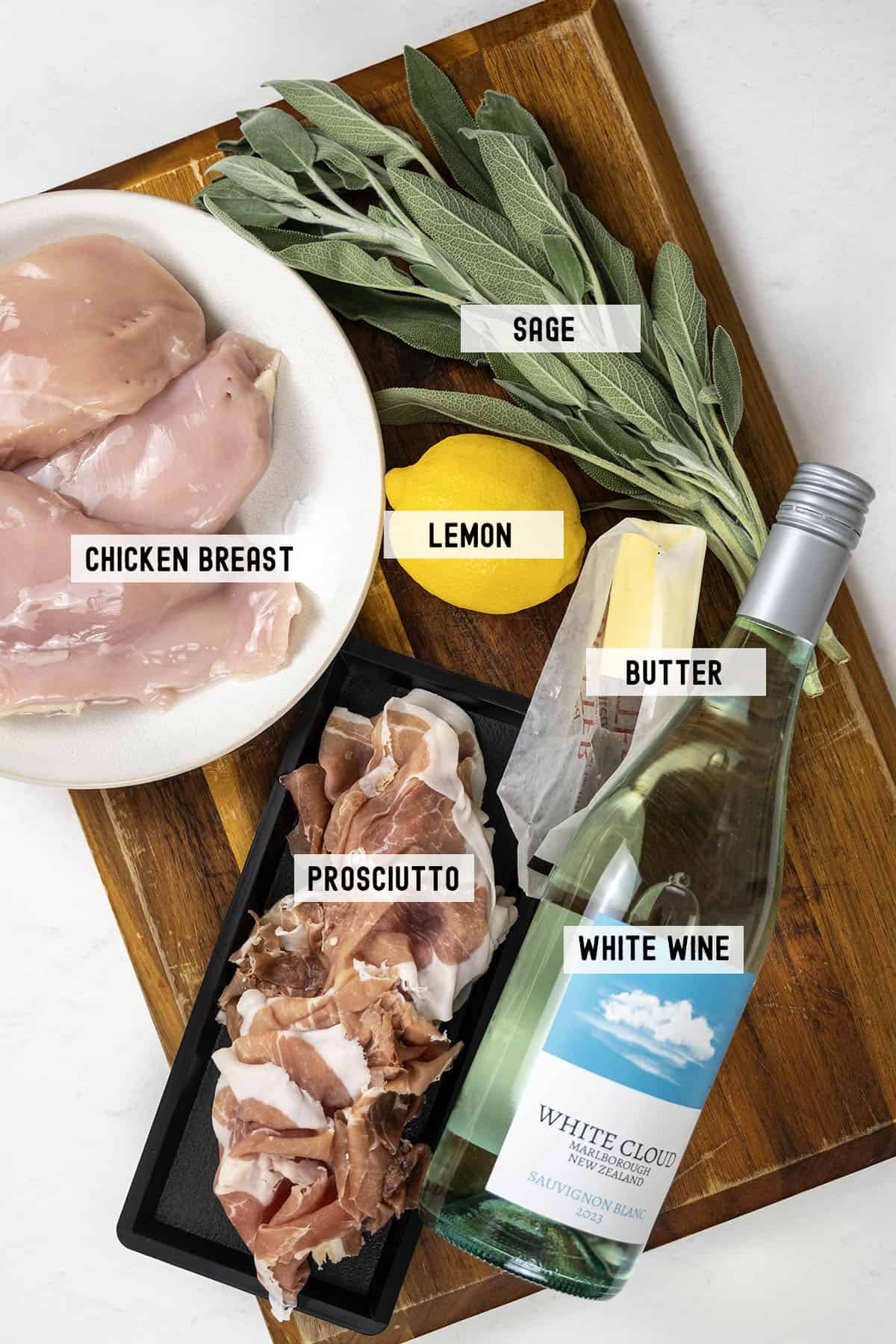 Ingredients for the recipe.