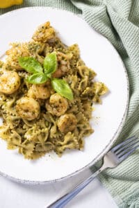 Creamy Pesto Shrimp Pasta - Always From Scratch