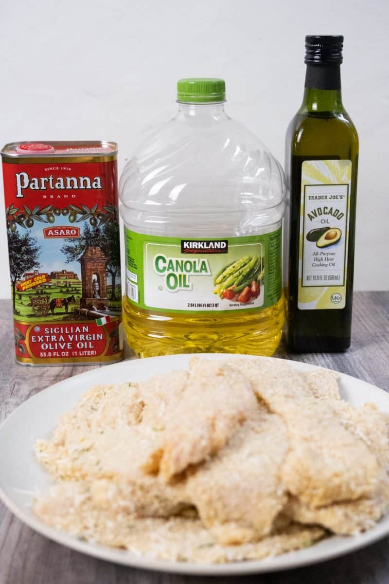 what oil to fry chicken cutlets in