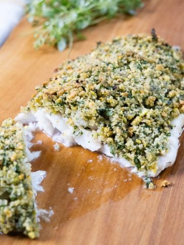 pistachio crusted fish