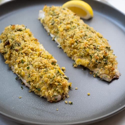 Lemon Pistachio Crusted Snapper - always from scratch