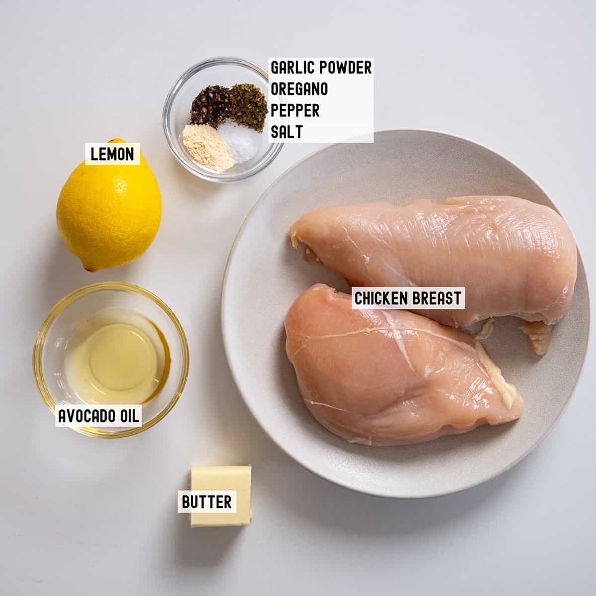 Ingredients for the recipe