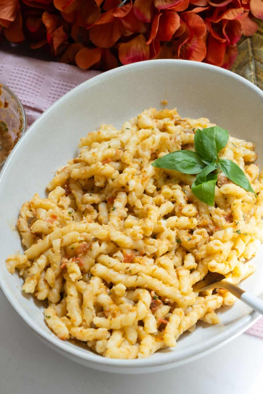 Busiate with Pesto Trapanese - Always From Scratch
