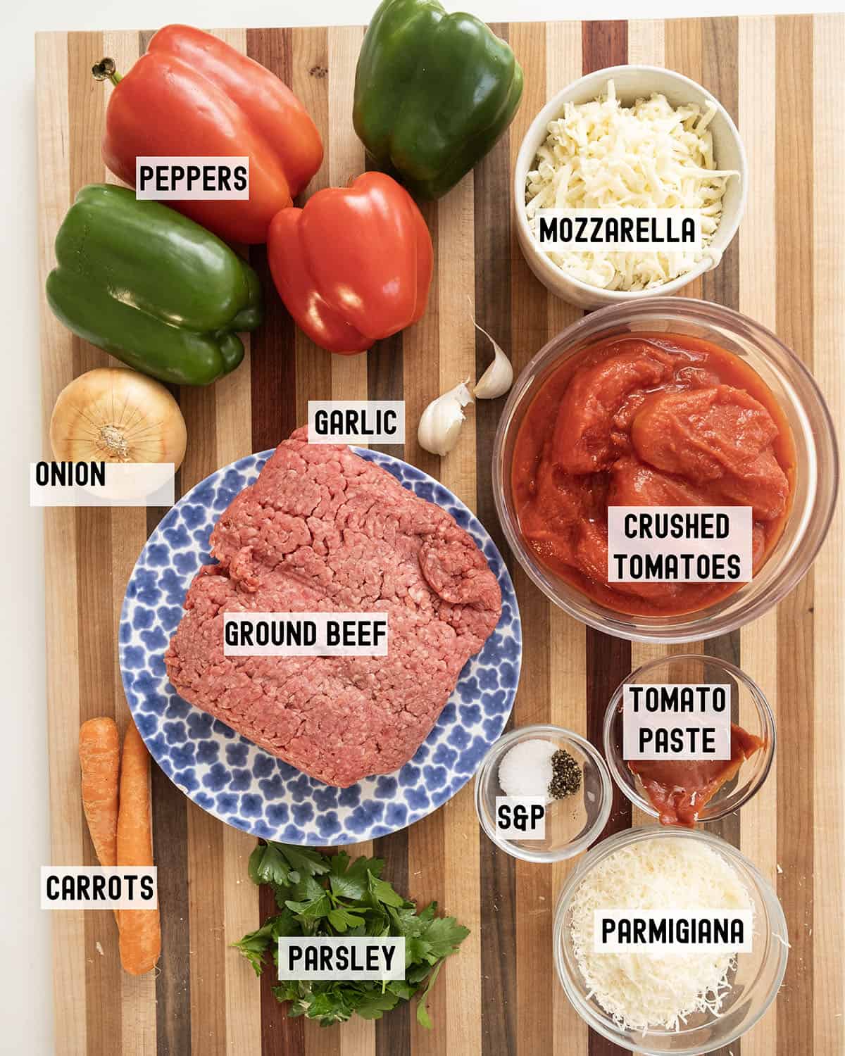 Ingredients for the recipe.