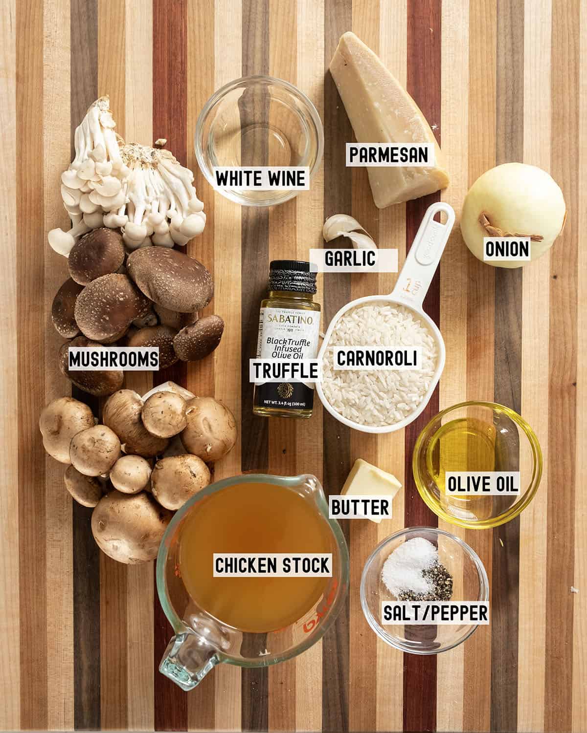 Ingredients for the recipe.