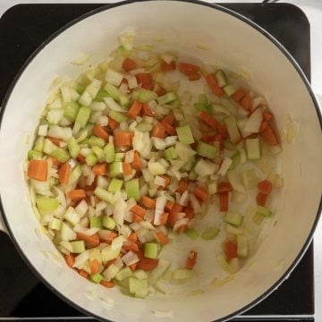 sauteing vegetables