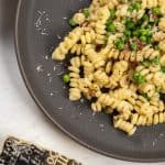 pasta with peas and pancetta