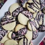 dark chocolate peppermint cookies
