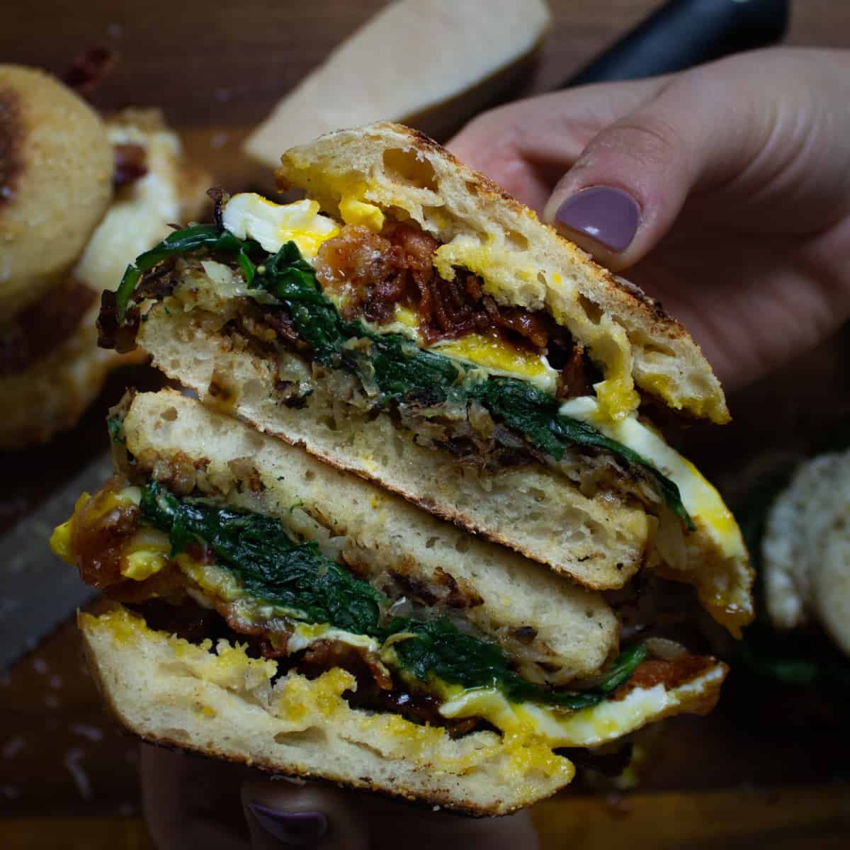 italian breakfast sandwich