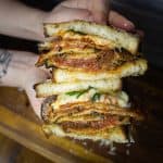 eggplant parm sandwich