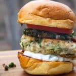 greek chicken burger