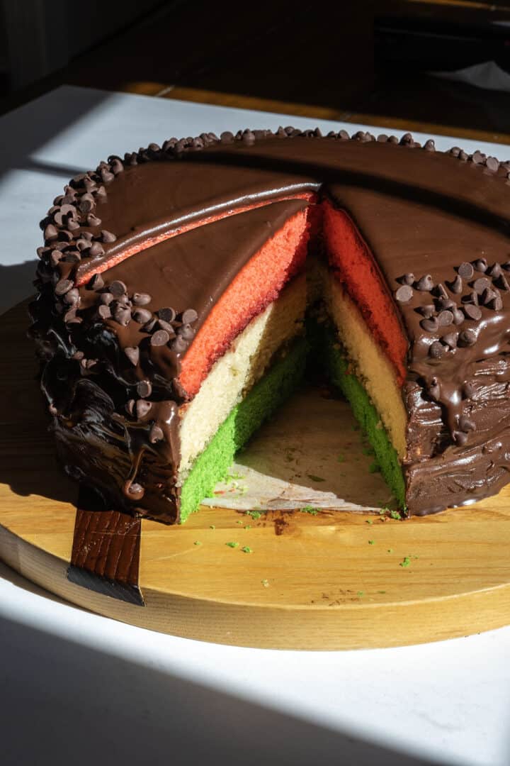 Rainbow Cookie Cake - Always From Scratch
