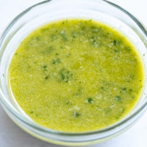 lemon basil vinaigrette