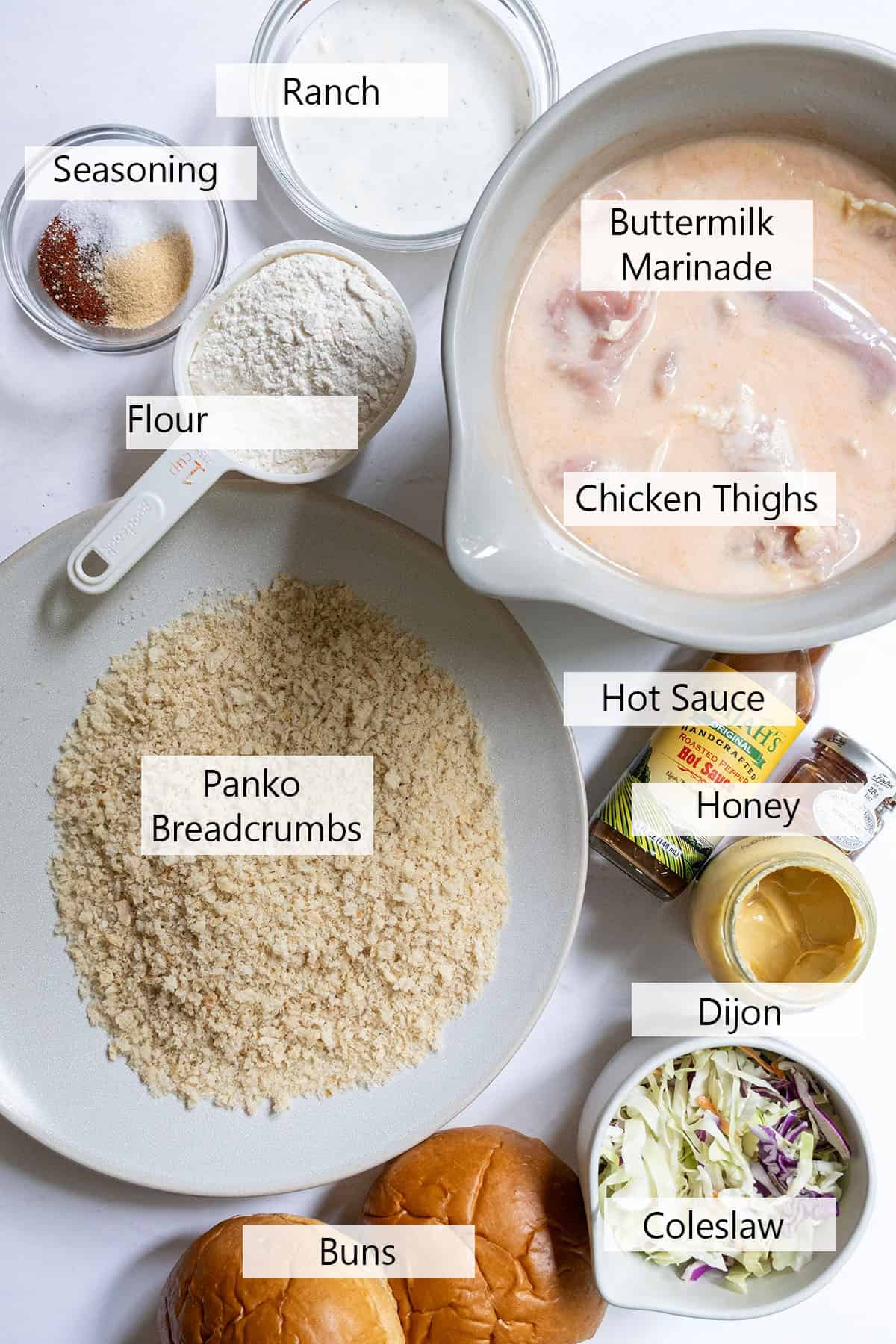 Ingredients for the recipe.