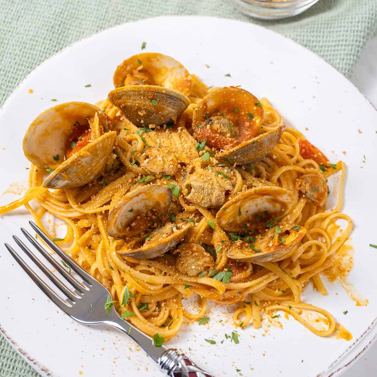Linguine with Red Clam Sauce