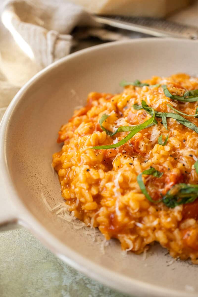 Tomato Risotto Rice Creamy Cherry Tomato Risotto - Always From Scratch