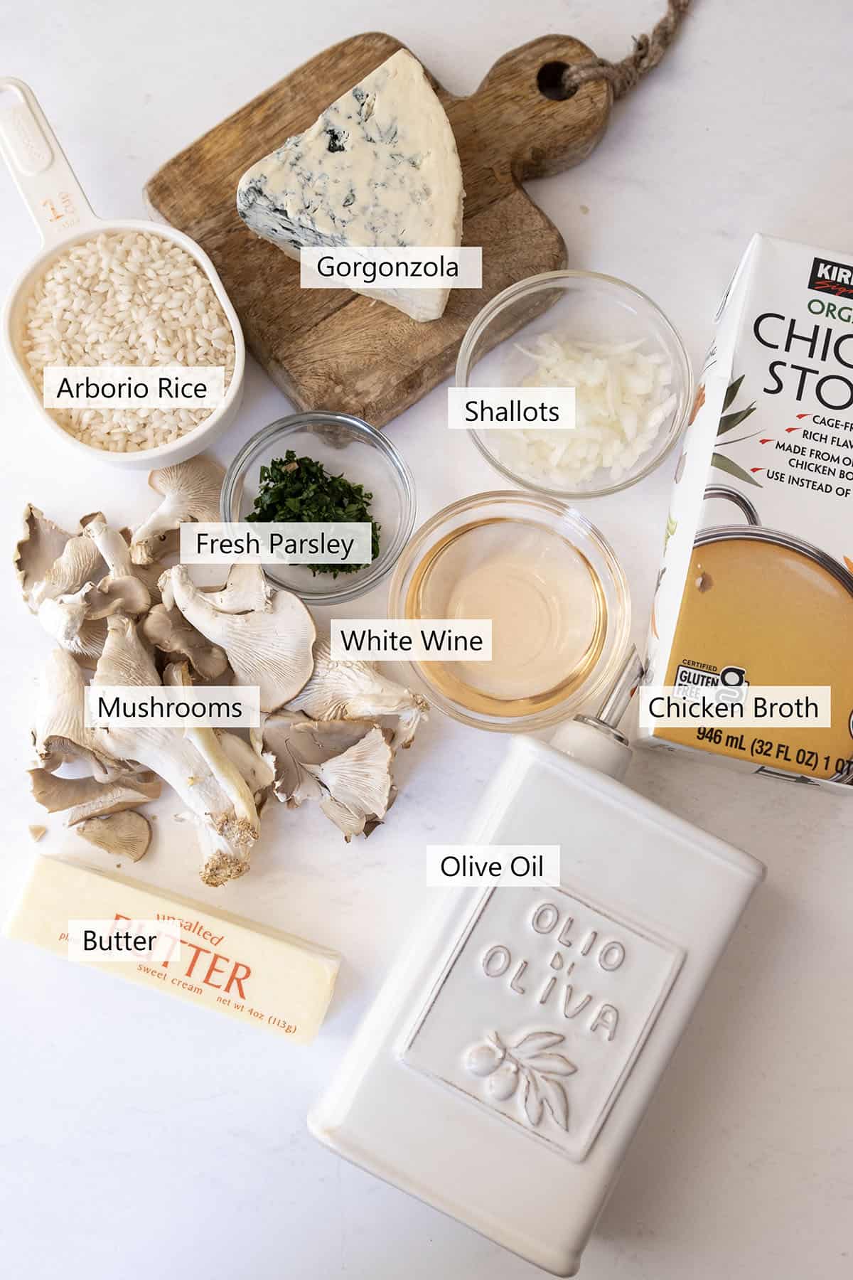 Ingredients for the recipe.