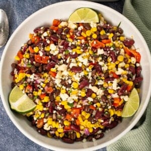 Cowboy Caviar Salad in a bowl.