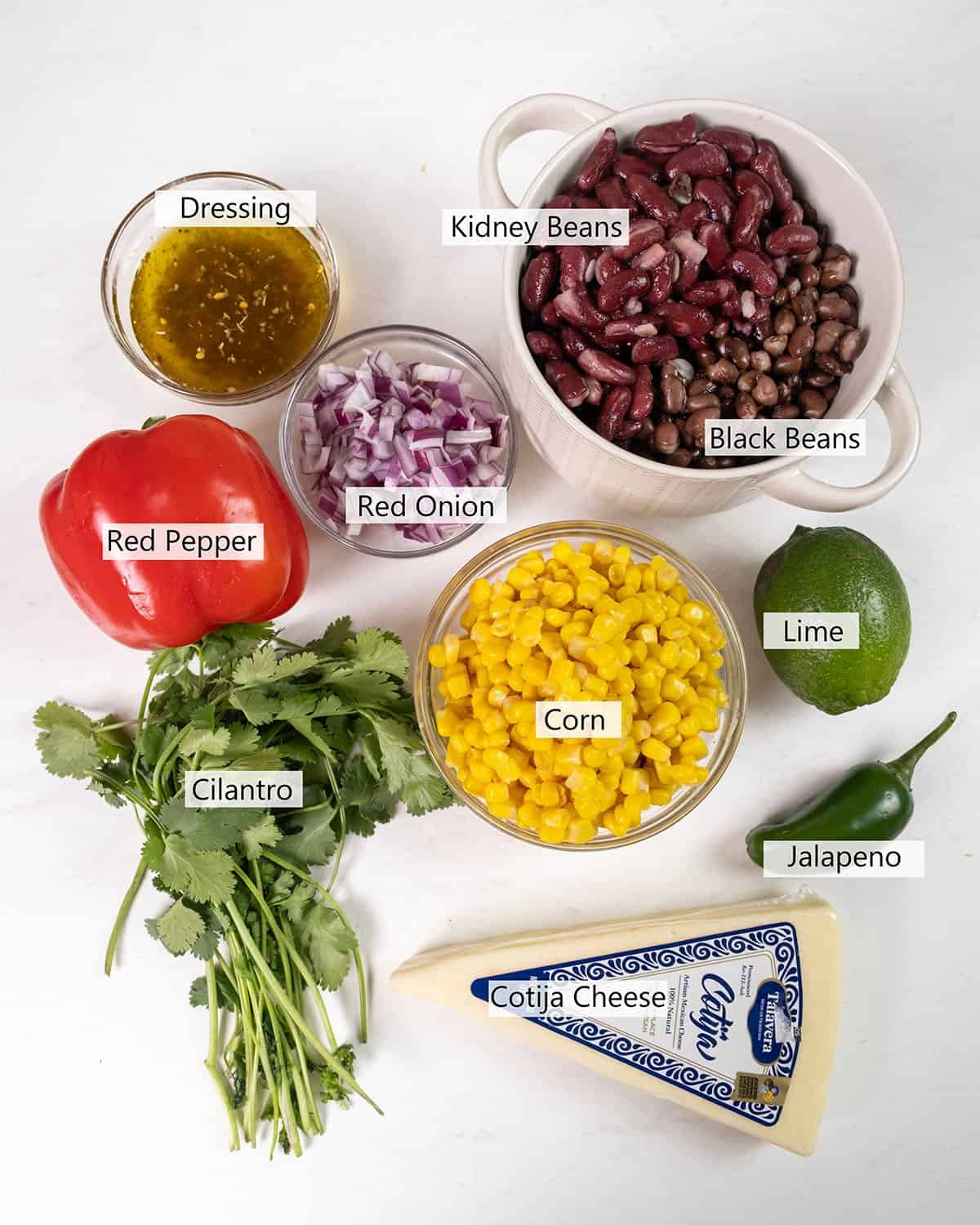 Ingredients for the recipe.