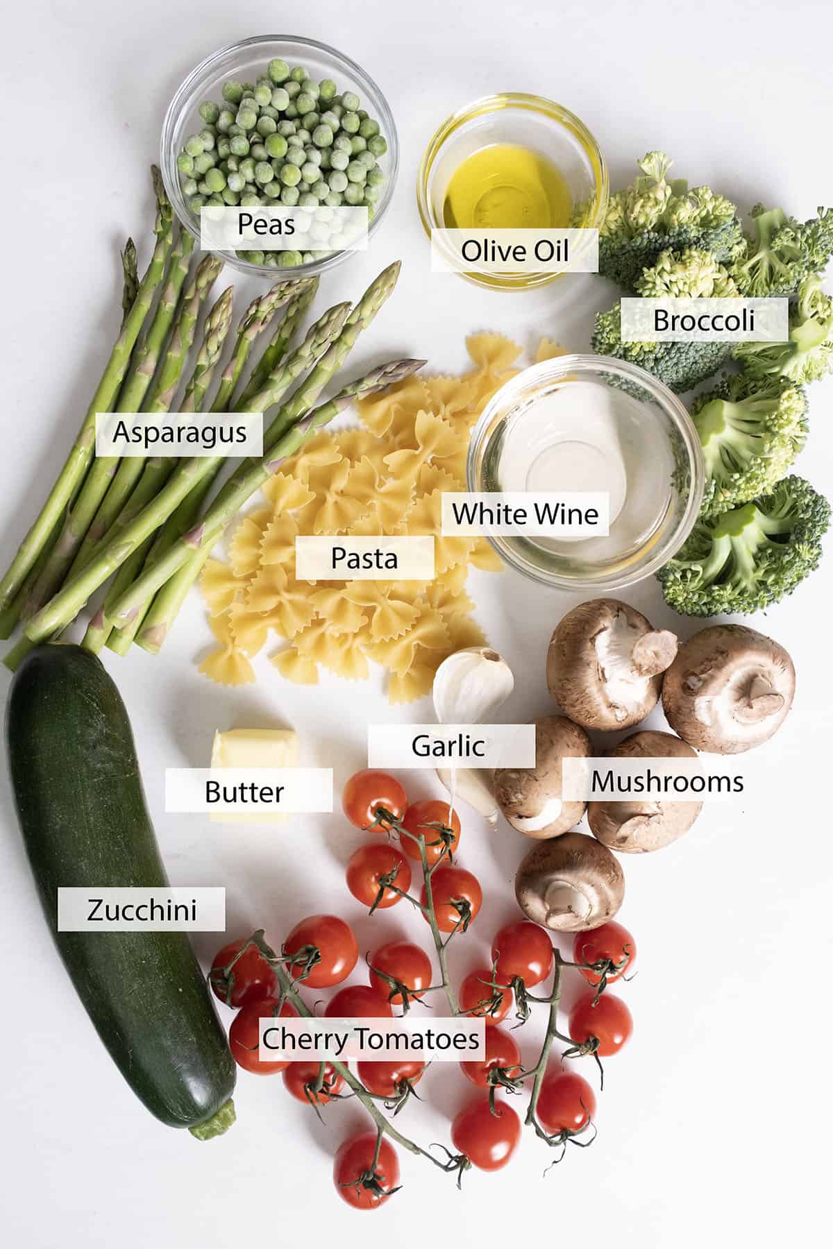 Ingredients for the recipe.