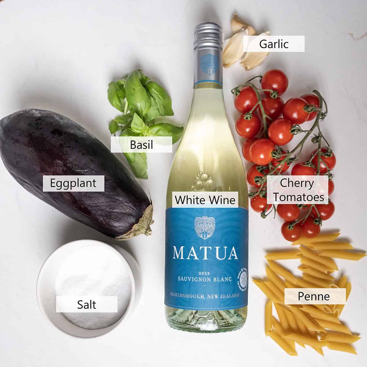 Ingredients for the recipe.