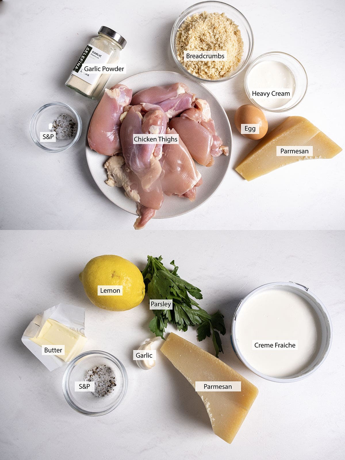 Ingredients for the recipe.