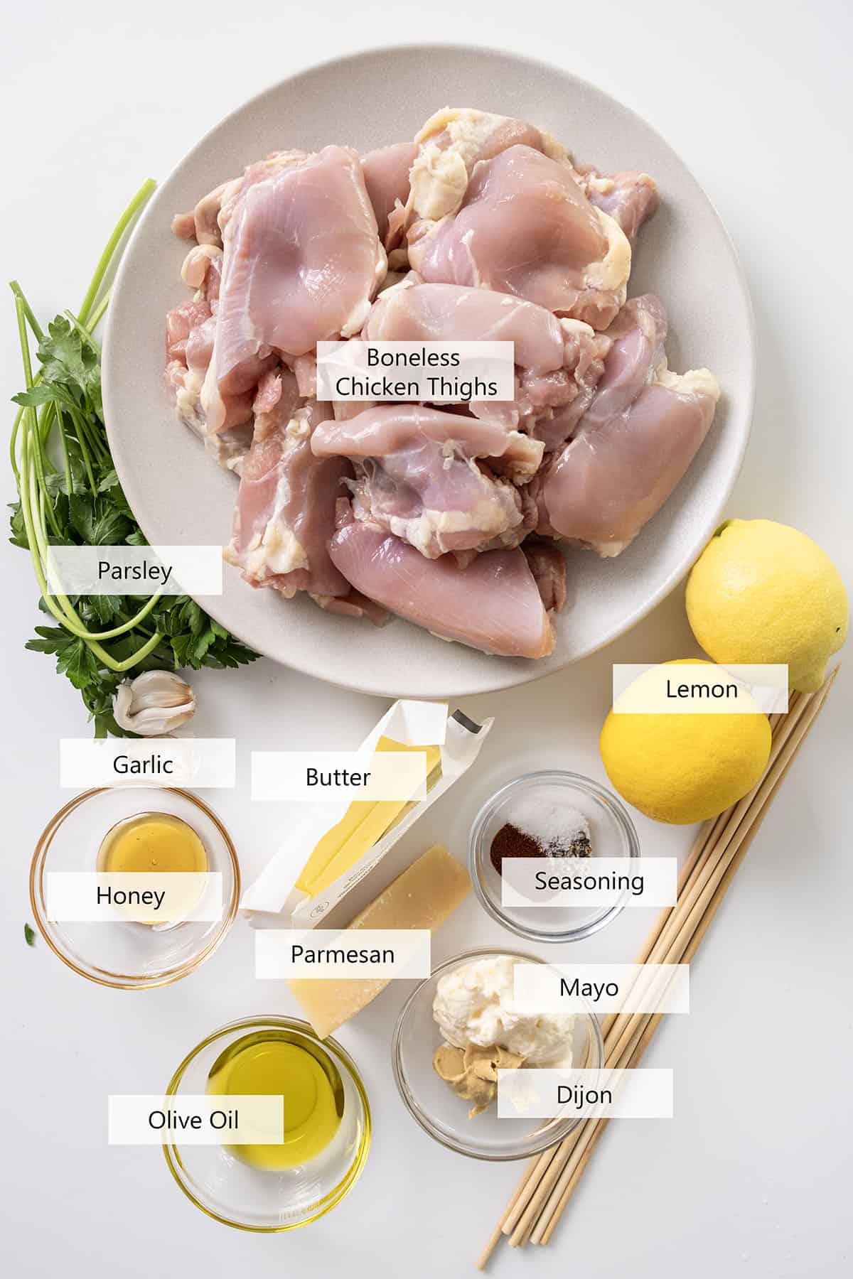 Ingredients for the recipe.
