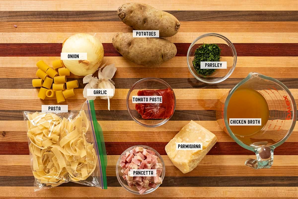 Ingredients for the recipe.