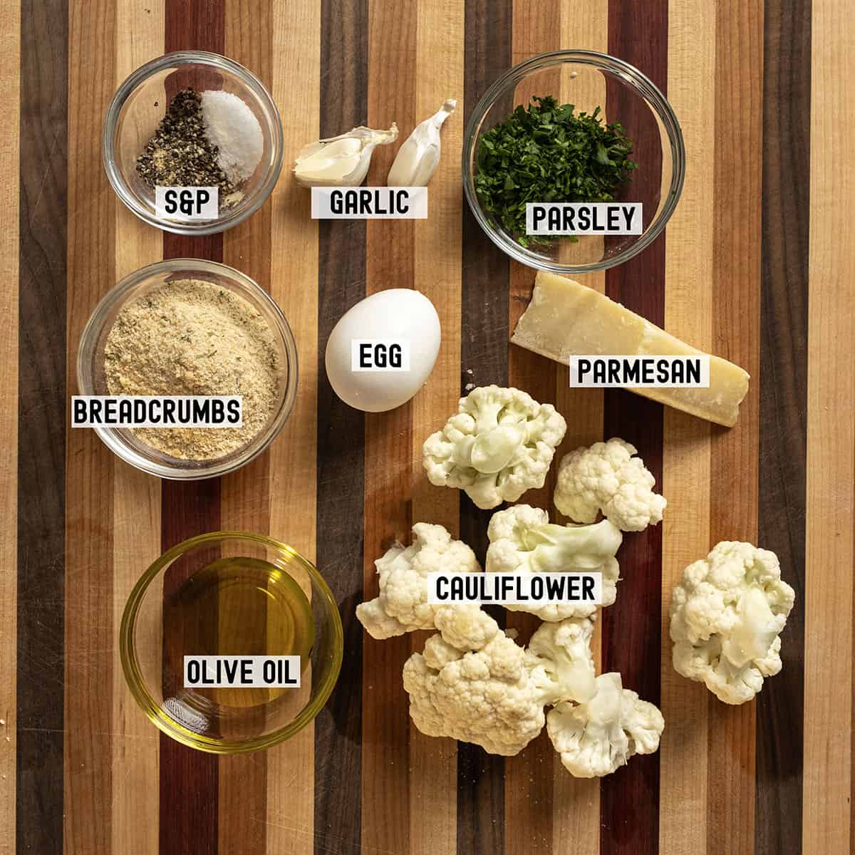 Ingredients for the recipe.