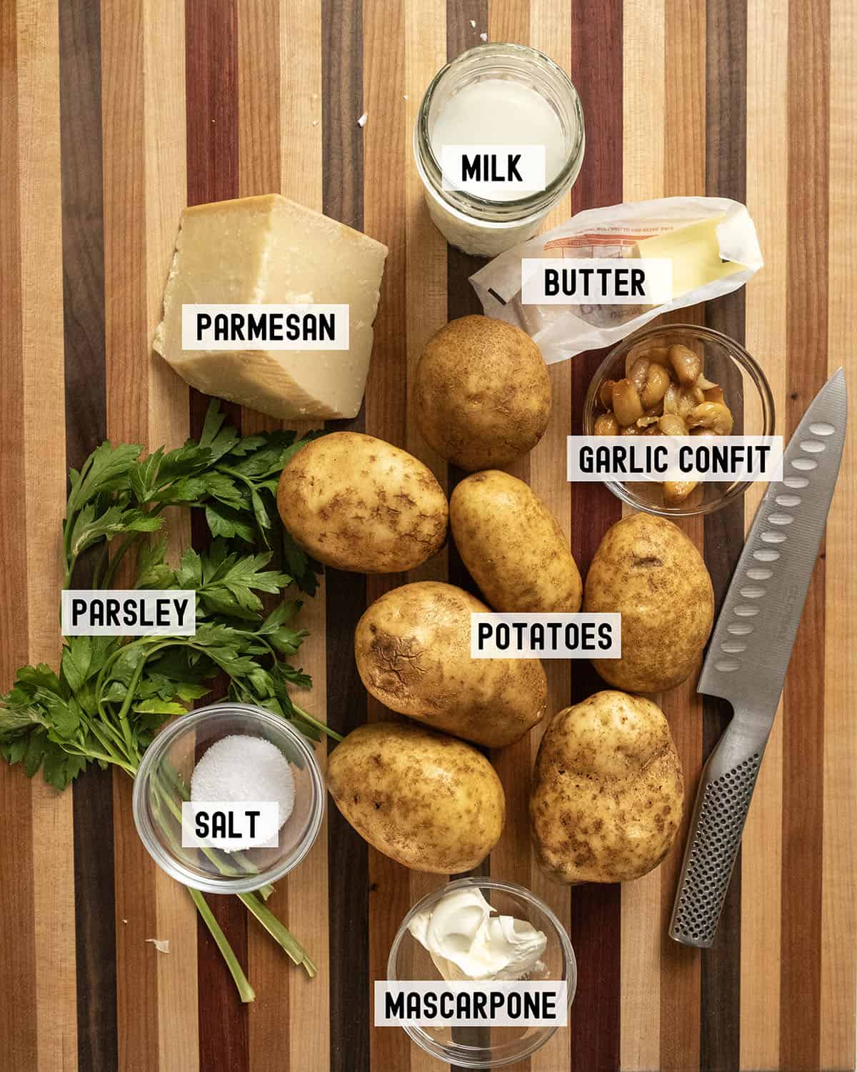 Ingredients for the recipe.