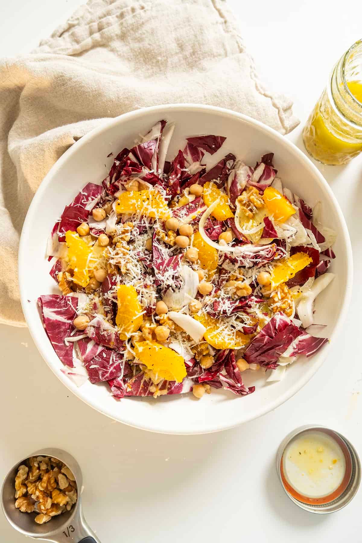 Radicchio Salad in a bowl.