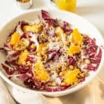 Radicchio Salad in a bowl.