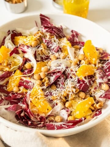 Radicchio Salad in a bowl.