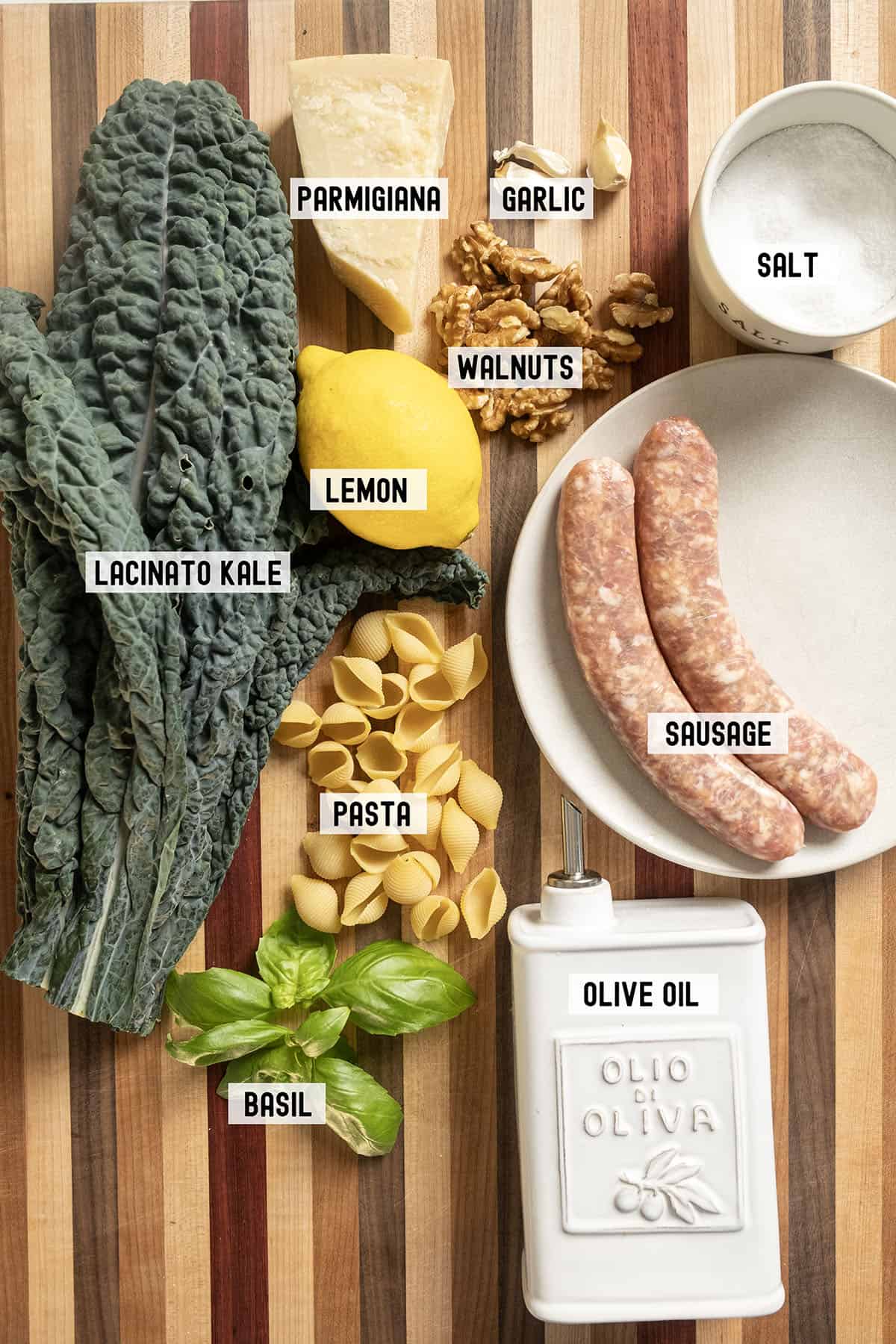 Ingredients for the recipe.