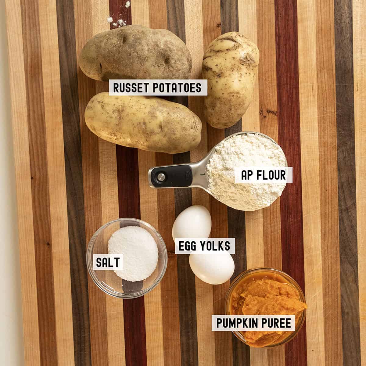 Ingredients for the recipe.