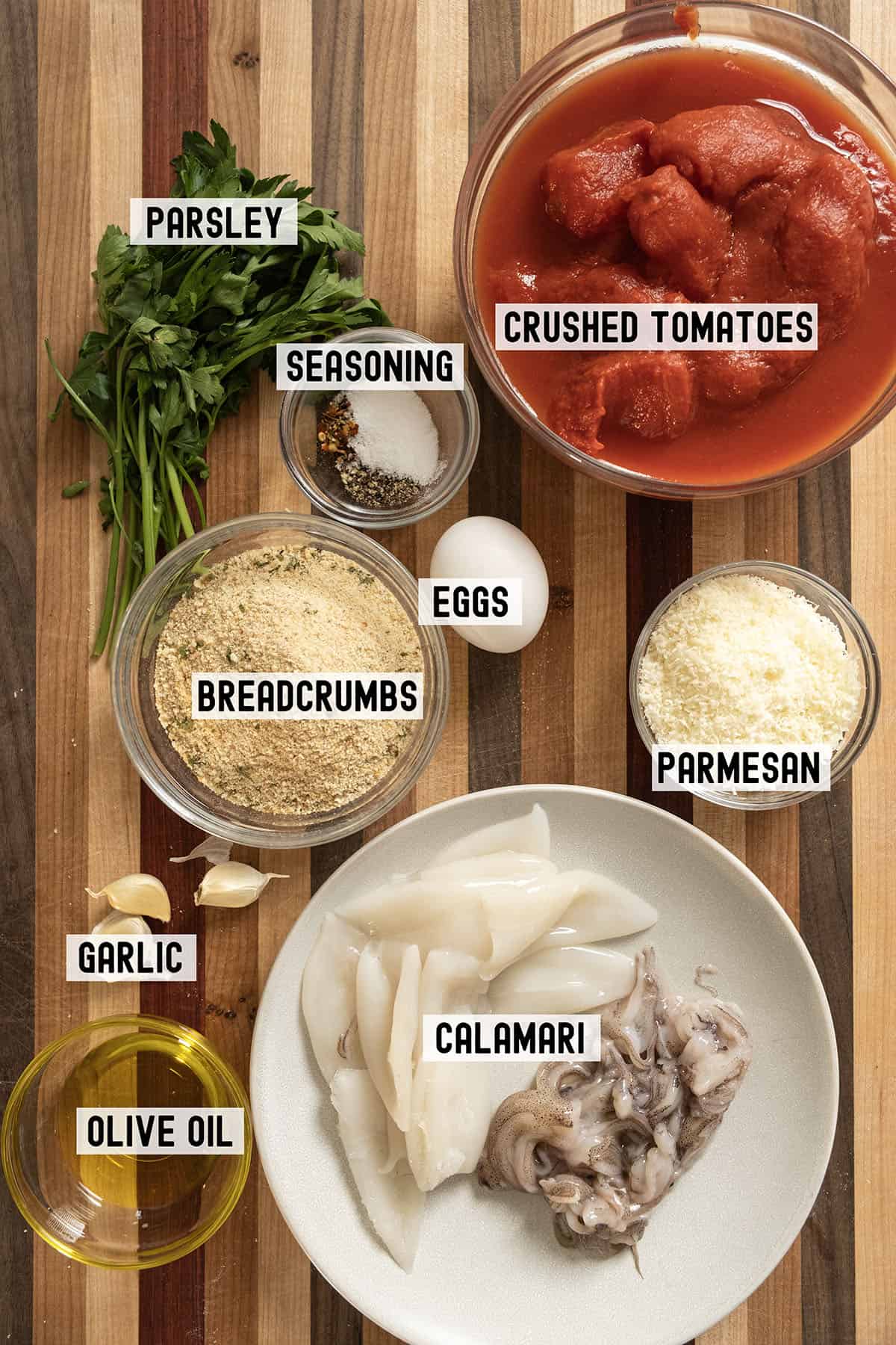 Ingredients for the recipe.
