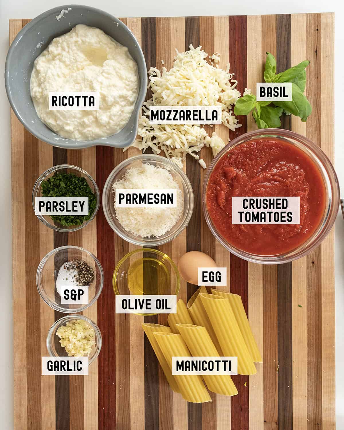 Ingredients for the recipe.