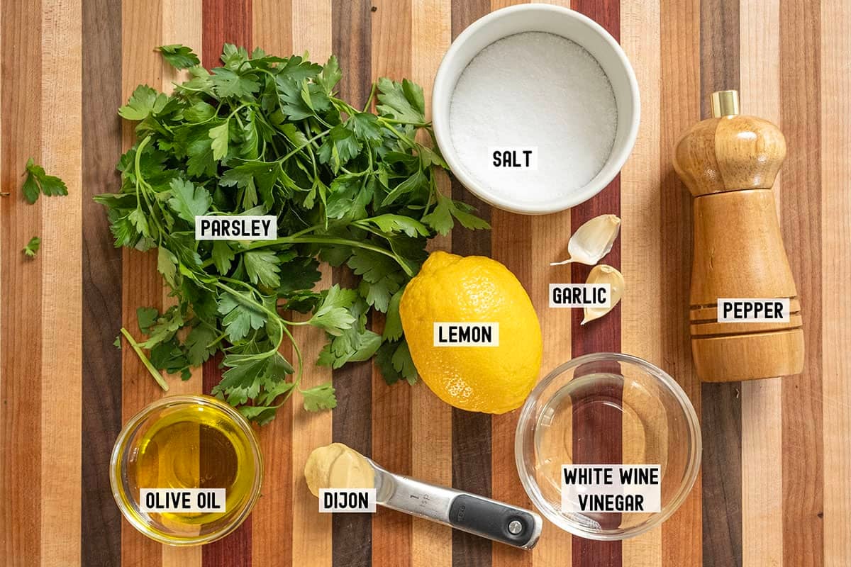 Ingredients for the recipe.