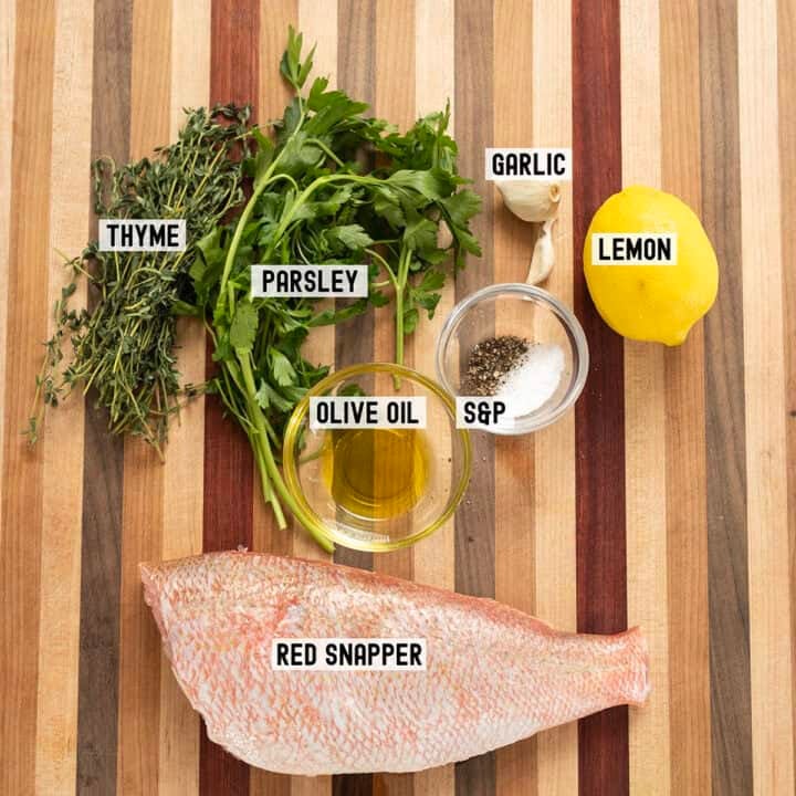 Baked Red Snapper - Always From Scratch