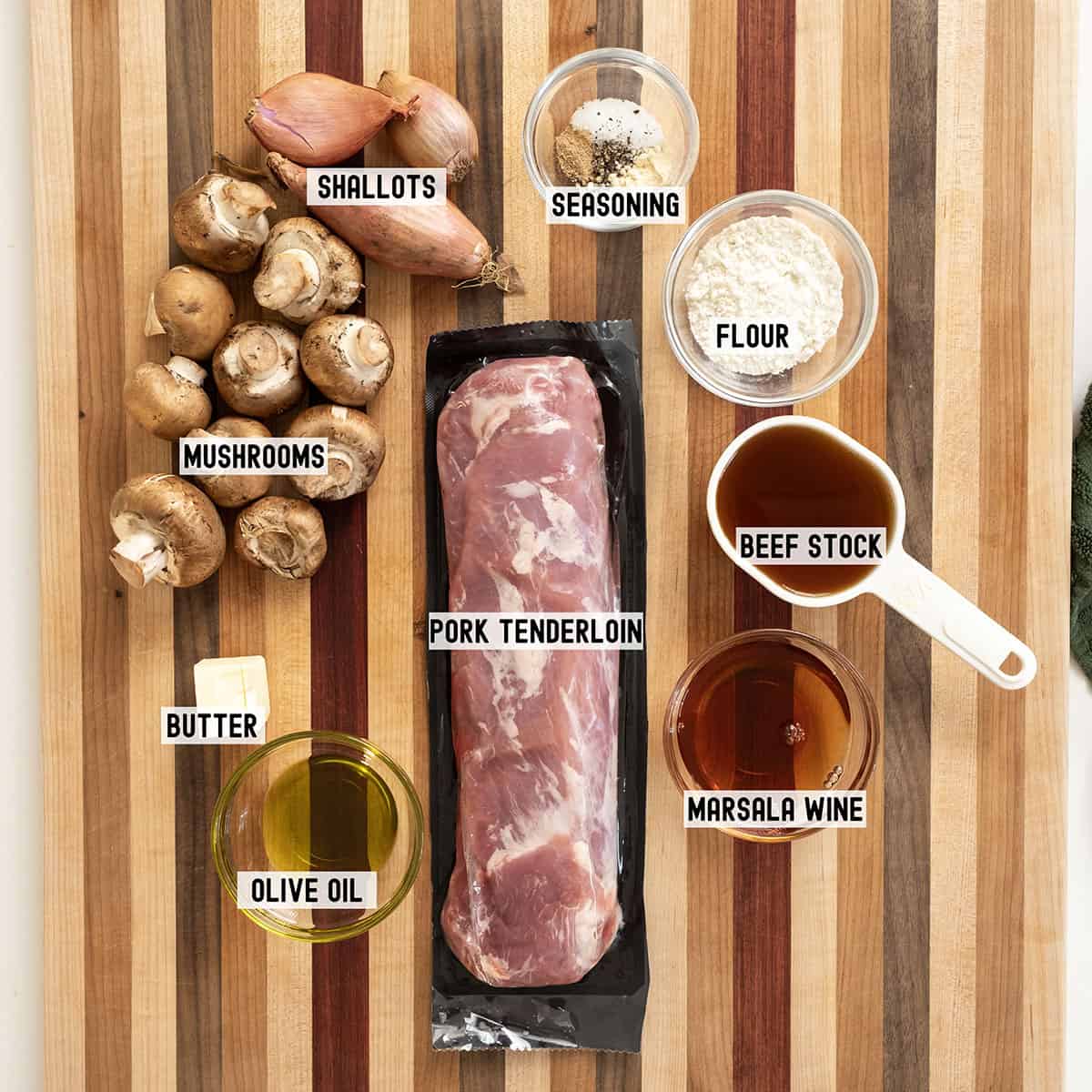 Ingredients for the recipe.